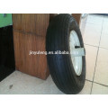 4.00-8 line pattern air rubber wheel for wheelbarrow